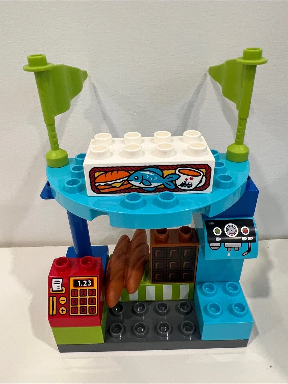 LEGO DUPLO Construction Train Loading station - toddler toy